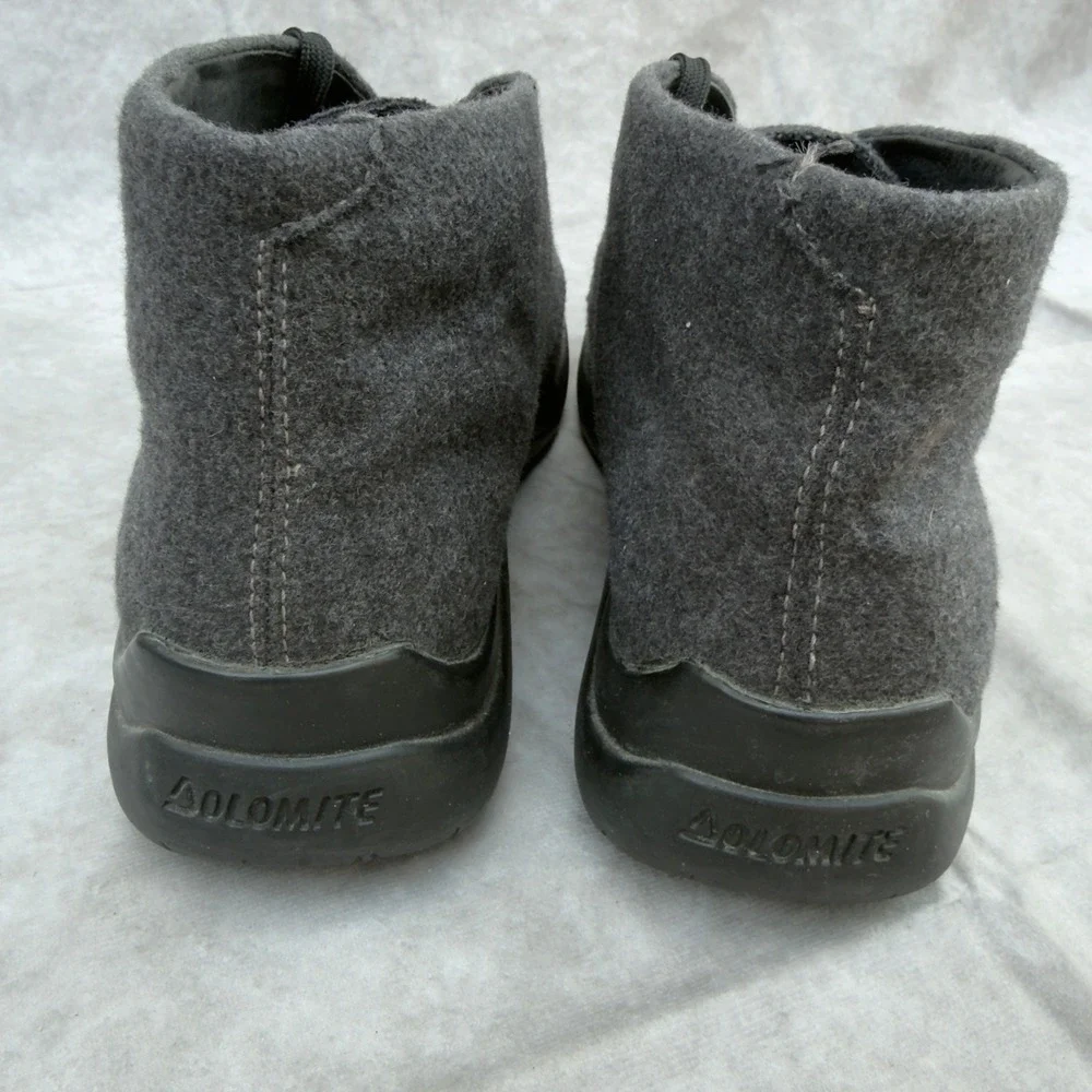 Dolomite Cinquantaquattro 54 Daily Wool Chukka Boots Grey Mens 10